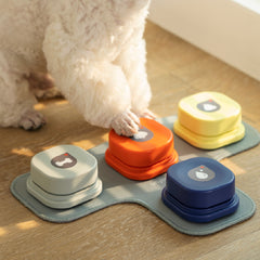 4 Colors Pet Communication Talking Button Toy