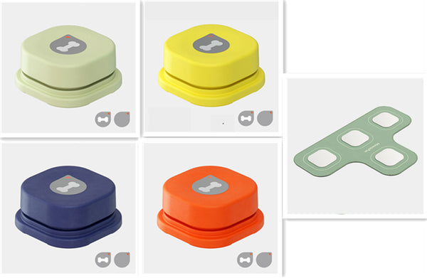 4 Colors Pet Communication Talking Button Toy