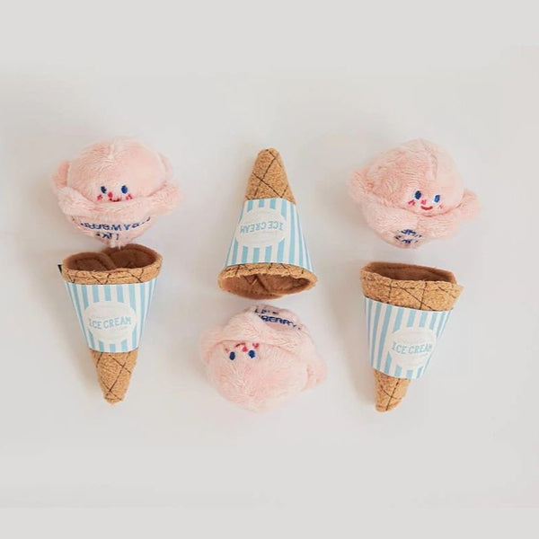 Paper Dogs And Cats Hide Ice Cream Toys