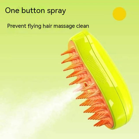 3 In 1 Cat Steam Brush and  Dog Brush Hair Removal Combs