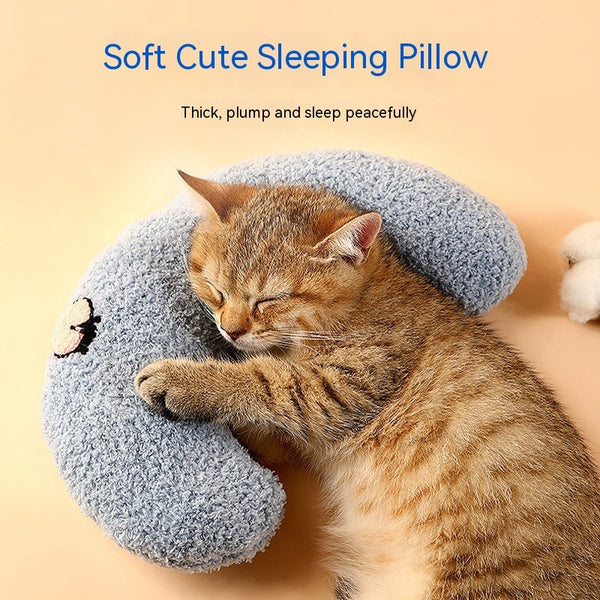 Dog Cat Sleeping  Plush Pillow