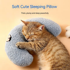Dog Cat Sleeping  Plush Pillow