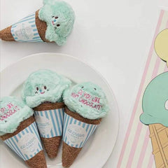 Paper Dogs And Cats Hide Ice Cream Toys