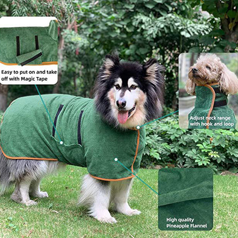Towel Grooming Coat For Small Medium Large Dog
