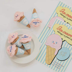Paper Dogs And Cats Hide Ice Cream Toys